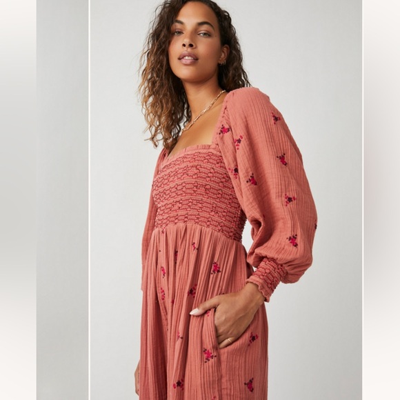 Free People dahlia romper - Picture 2 of 2